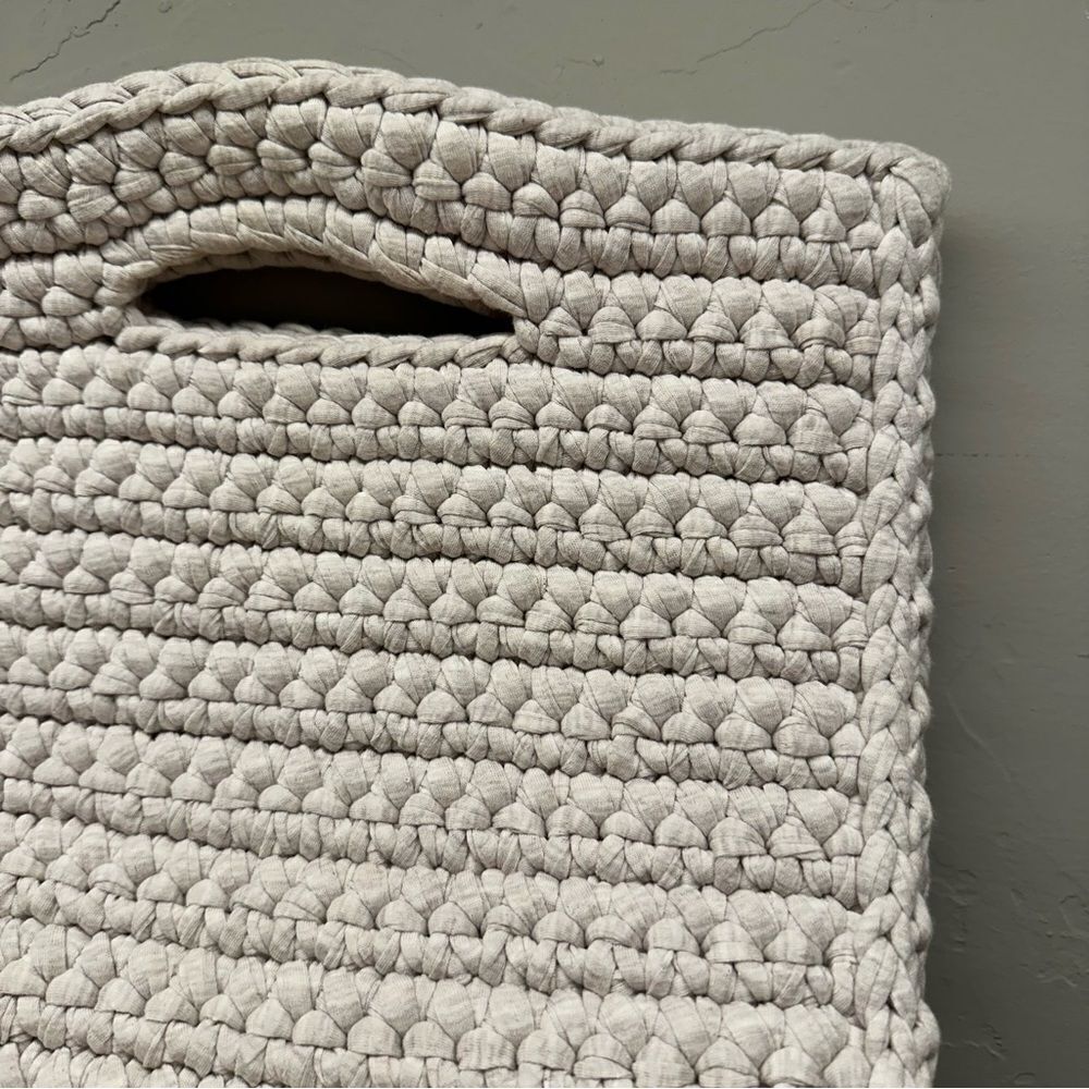 Binge Knitting | Anthropologie | Maria Clutch woven fringe cycled cotton clutch - Picture 3 of 7